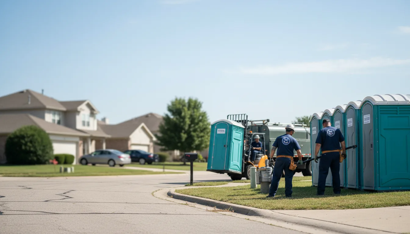 Porta Potty Rental in Wallis, TX near me